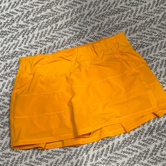 Lululemon Athletica Vibrant Orange Skort - Picture 1 of 4